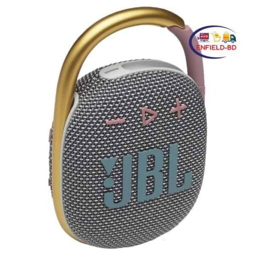 JBL Clip 4 Speaker | Gray | Wireless Waterproof Ultra-portable | JBL Pro Sound