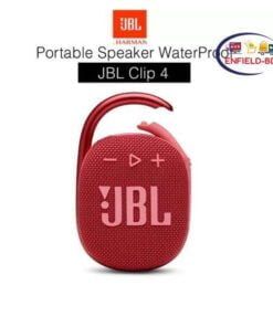 JBL Clip 4 Portable Bluetooth Speaker in Red