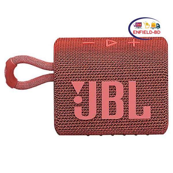 JBL Go 3 Wireless Bluetooth Speaker - Red