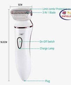 KEMEI KM-7202 Electric Epilator With Wash Brush Cleaning Hair Remover For Women