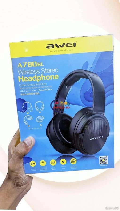 Awei A780BL BT 5.0 Wireless & Wired Stereo Headset I Black