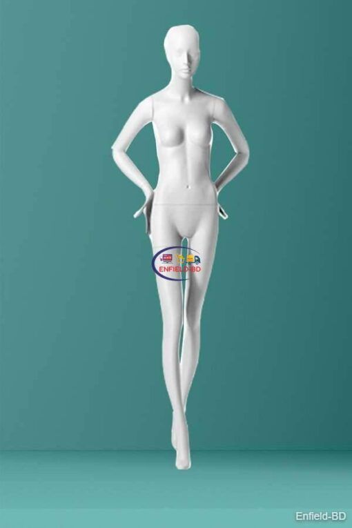 Female White Abstract Mannequin Fiberglass – 002