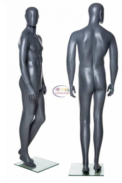 Male Abstract Mannequin Right-looking Grey Male Abstract Mannequin Right-looking Grey Full Body Mannequin Enfield-bd.com