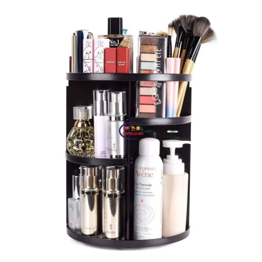 Enfield-bd.com Personal Care Storage & Home Organization Home & Living 360° Rotating Makeup Organizer I White I Black I Pink