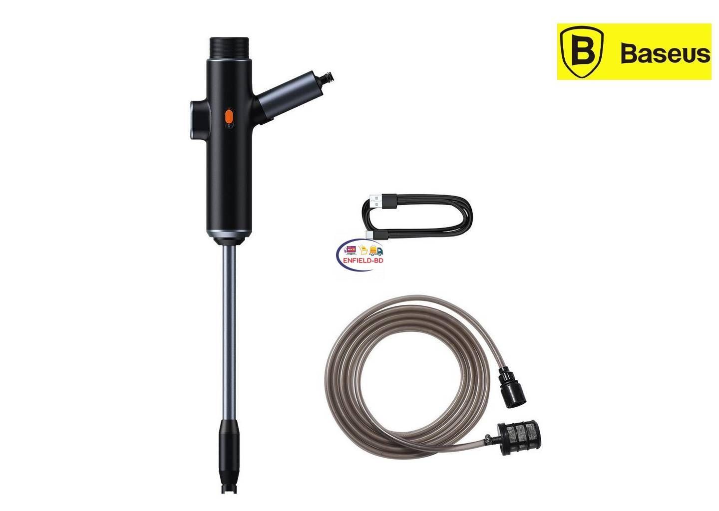 BASEUS Dual Power Portable Electric Car Wash Spray Kits