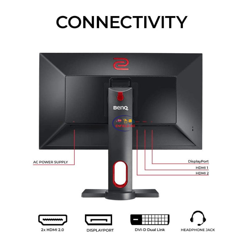 MONITOR LED 27 ZOWIE XL2731-B 1920x1080 HDMI DP DVI-DL 1MS/144Hz/XBOX  SERIE X/