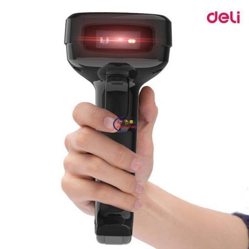 Deli 14952W Handheld Barcode Scanner 1D 2D code I Bluetooth Enfield-bd.com