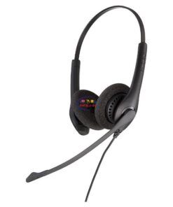 JABRA BIZ 1500 Duo (Dual Ear) Headphone Black Clear Sound Enfield-bd.com