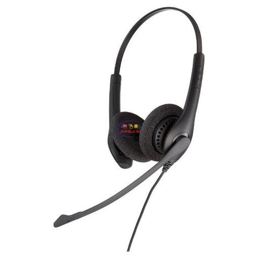 JABRA BIZ 1500 Duo (Dual Ear) Headphone Black Clear Sound Enfield-bd.com