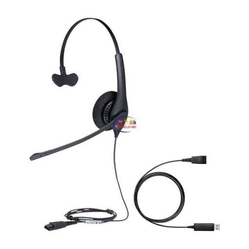 JABRA BIZ 1500 Duo (Dual Ear) Headphone Black Clear Sound Enfield-bd.com