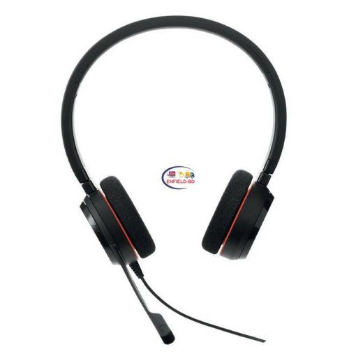 Jabra Evolve 20 MS DUO Headphone Great sound Flexible Plug Enfield-bd.com