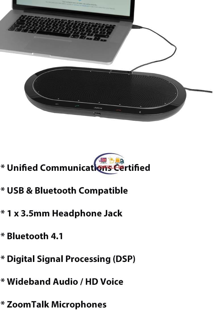 Jabra Speak 810 - USB & Bluetooth 4.1 Speakerphone for Unified