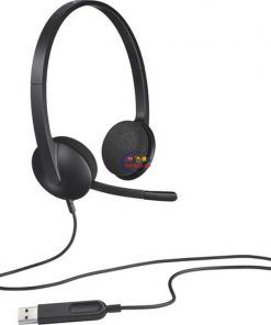 Logitech H340 Stereo USB Headset Noise-canceling microphone Enfield-bd.com