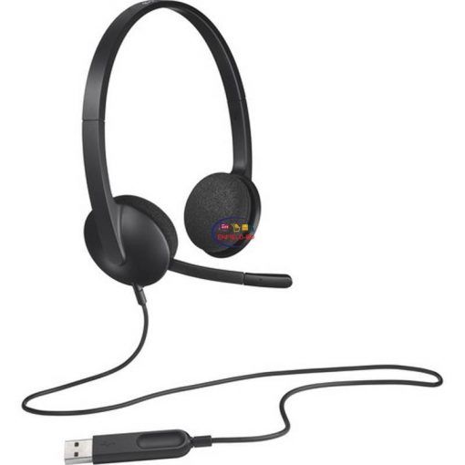 Logitech H340 Stereo USB Headset Noise-canceling microphone Enfield-bd.com