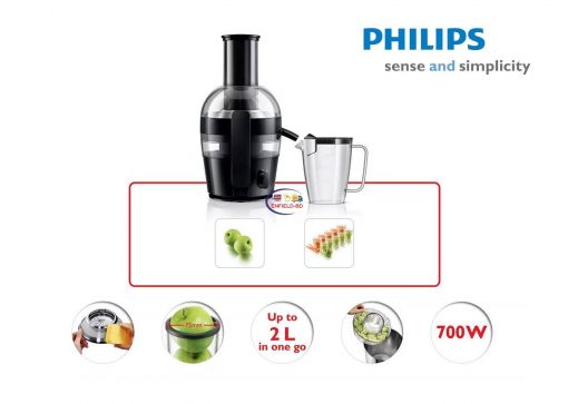 Philips 700W Juicer HR1855 with QuickClean Technology Enfield-bd.com