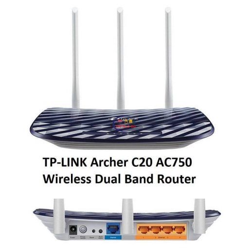 TP-LINK Archer C20 | AC750 Dual Band Router – 3 Antenna Enfield-bd.com