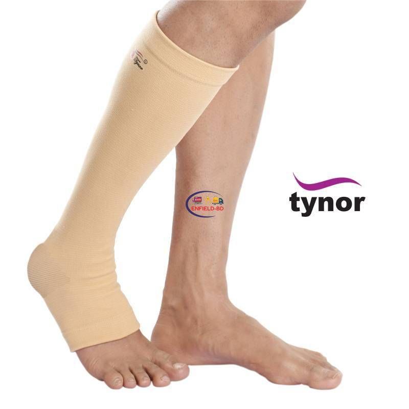 Tynor Compression Stocking Below Knee Classic Pair (Medium)