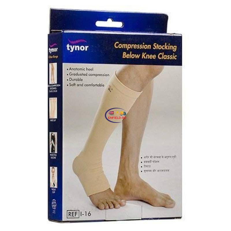 Buy Tynor Compression Stockings Below Knee Classic M Pack Of 2 Online