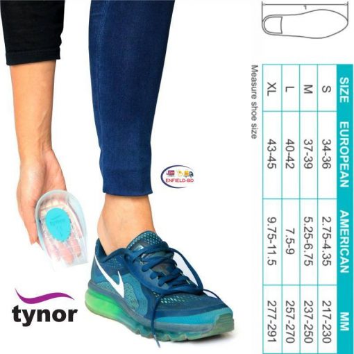 Tynor Heel-Cushion Silicone (Pair) K 02 I Size Available Enfield-bd.com