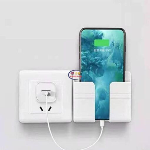 Wall Charging Phone Holder-Bracket I Wall Mount Stand For iPhone Android Remote I Universal Enfield-bd.com