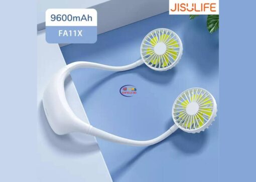 JISULIFE FA11X Mini 9600mAh Wireless Rechargeable Neck Fan Enfield-bd.com