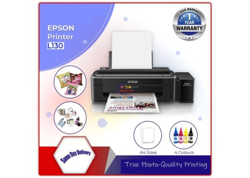 Epson L130 Color Printer Single Function Inkjet With Ink Tank USB 5760 DPI Print Enfield-bd.com