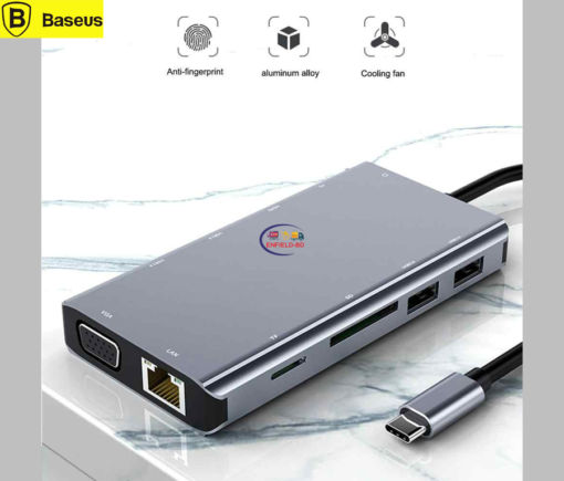 Gadget BASEUS 11 IN 1 TYPE-C USB-C HUB ADAPTER WITH USB 3.0 Enfield-bd.com