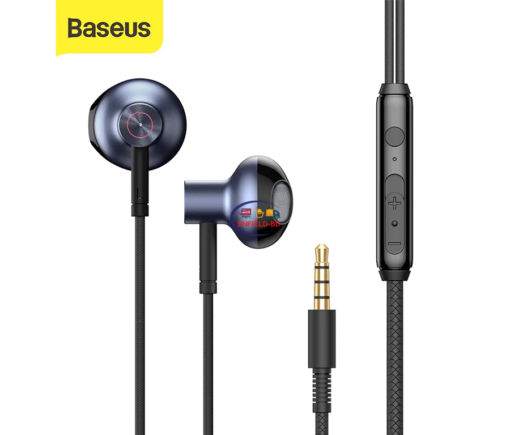 Earphones / Headset Baseus H19 Wired Earphones in-ear 3.5mm 6D Stereo Bass Enfield-bd.com