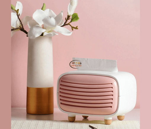 Tools & Home Improvement CUTE MINI RADIO SHAPE STORAGE BOX Stand Tissue Holder Enfield-bd.com