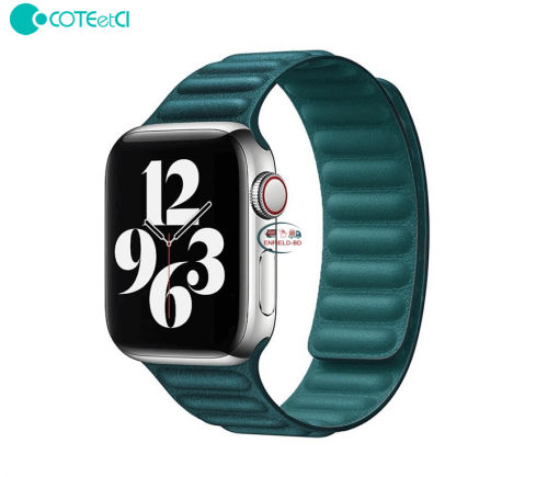 Fitness & Wearable Coteetci Strap-Loop For iWatch 42mm/44mm Leather Soft Leather Dual Magnetic Enfield-bd.com