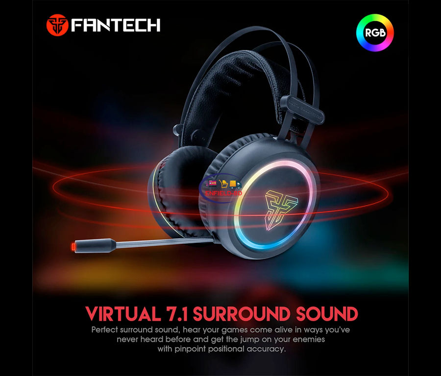 FANTECH HG15 CAPTAIN 7.1 Surround Sound Rgb Gaming Headset