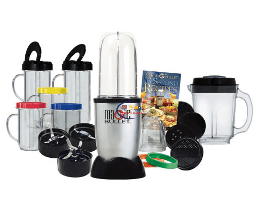 Kitchen & Dining Magic Bullet Blender Mixer | Food Processor | 21 PCs Set | Silver Enfield-bd.com