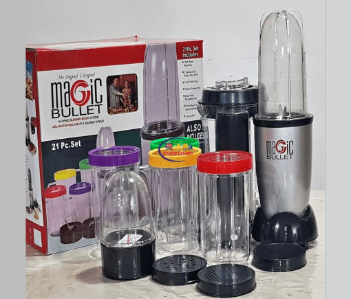 Kitchen & Dining Magic Bullet Blender Mixer | Food Processor | 21 PCs Set | Silver Enfield-bd.com