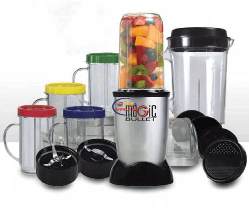 Kitchen & Dining Magic Bullet Blender Mixer | Food Processor | 21 PCs Set | Silver Enfield-bd.com