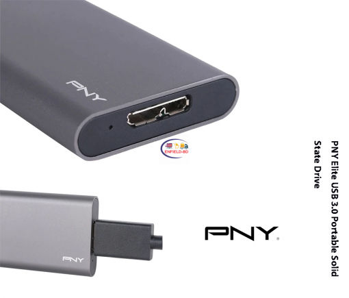 Storage/hard Drive PNY 240GB Elite Portable SSD USB3 Pocket Sized Design Enfield-bd.com