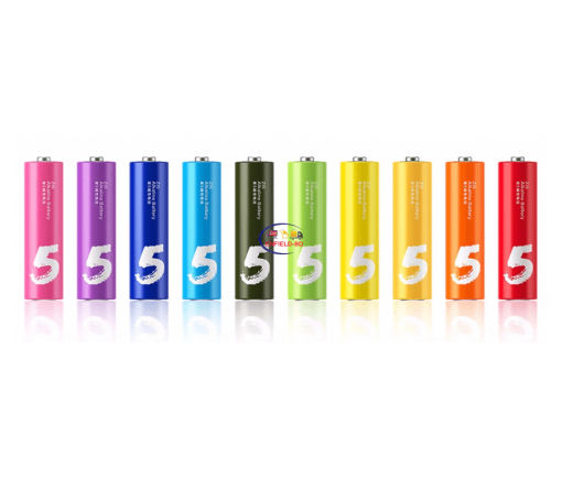 Household Supplies Industrial And Scientific Others Stationery & Gift Wrapping Supplies Gadget XIAOMI ZI5 RAINBOW AA 1.5v Alkaline Battery Set 10pcs Enfield-bd.com