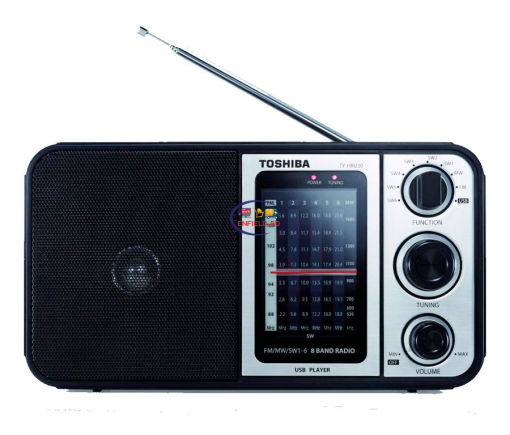 Home Audio Home & Living Toshiba TY-HRU30 FM/AM/SW/USB Radio Black Mp3 10w Power | Multi-Band Enfield-bd.com