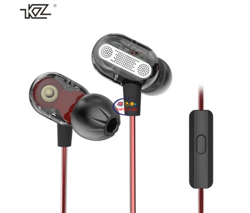 Earphones / Headset KZ ZSE | Dual Driver Earphones Extra Bass HiFi Music Professional Stereo Enfield-bd.com