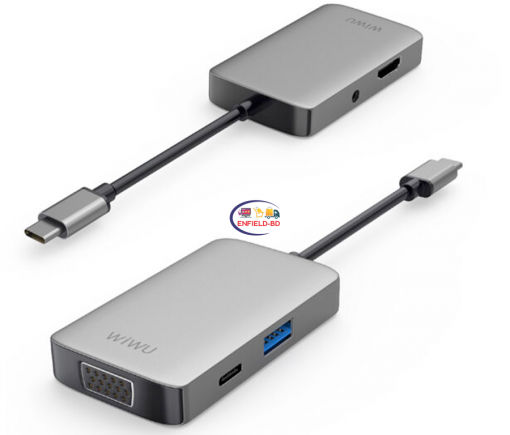 Gadget Wiwu Alpha 5 In 1 Usb C Data Hub Adapter Easy To Use Enfield-bd.com