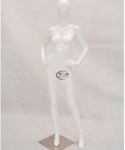 Full Body Mannequin Abstract Female Fiberglass Mannequin Matte-White A-0080-Z Enfield-bd.com 