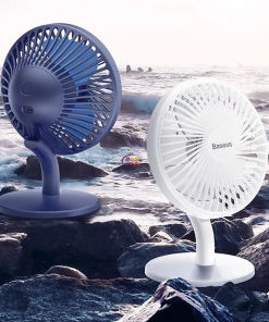 Gadget Home & Living BASEUS OCEAN FAN 4 WIND SPEEDS USB RECHARGEABLE COOLING FAN Enfield-bd.com 