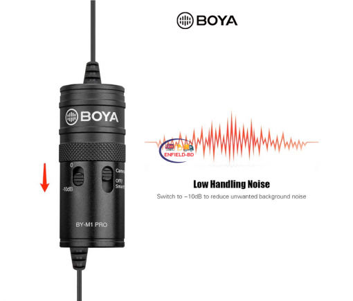 Gadget Home Audio BOYA BY M1 MICROPHONE 3.5MM CLIP-ON HIGH-QUALITY CONDENSER Enfield-bd.com
