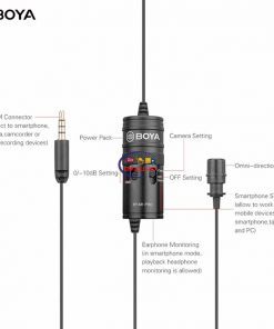 Gadget Home Audio BOYA BY M1 MICROPHONE 3.5MM CLIP-ON HIGH-QUALITY CONDENSER Enfield-bd.com 