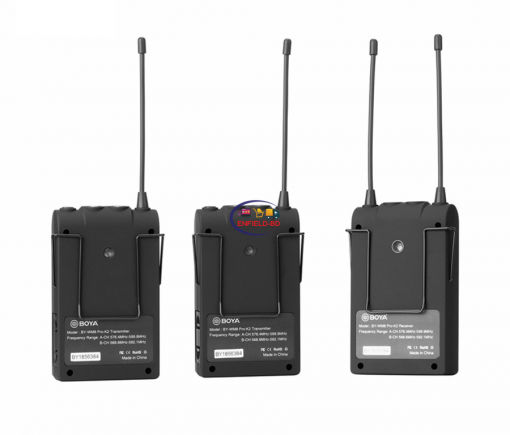 Gadget Home Audio BOYA BY-WM8 PRO-K2 UHF WIRELESS MIC 1+2 DUAL-CHANNEL Enfield-bd.com