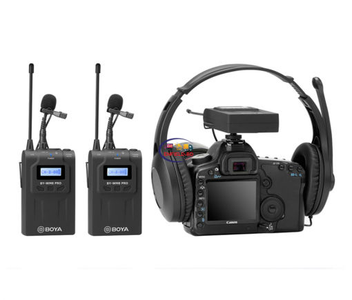 Gadget Home Audio BOYA BY-WM8 PRO-K2 UHF WIRELESS MIC 1+2 DUAL-CHANNEL Enfield-bd.com