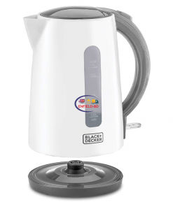 Home & Living Black And Decker Concealed Coil Kettle White 1.7 Litres Enfield-bd.com 