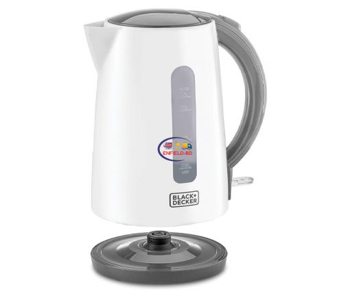 Home & Living Black And Decker Concealed Coil Kettle White 1.7 Litres Enfield-bd.com