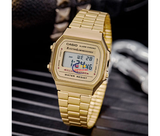 Pre Order Casio A168WG/A159 watch male casio retro square small Enfield-bd.com