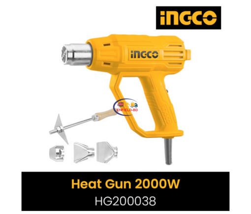 Tools & Machinary Ingco Hg200038 Heat Machine 2000w With 1pcs Scraper Enfield-bd.com