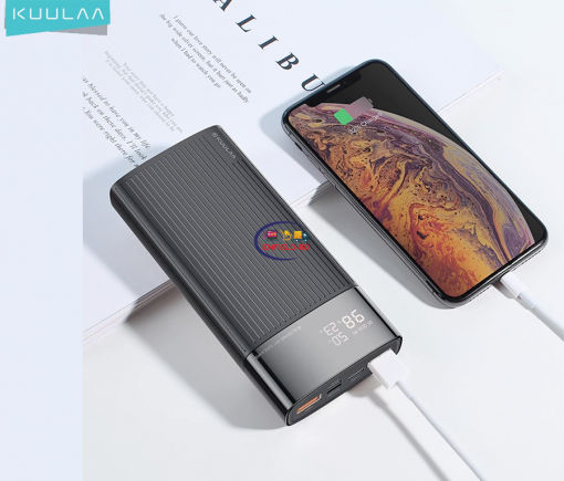 Power Banks Kuulaa Power Bank 20000mah 3 Outputs Type-C QC PD 3.0 Enfield-bd.com